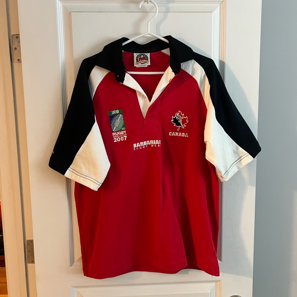 Canada Rugby Jersey Men’s M Rugby World Cup 2007